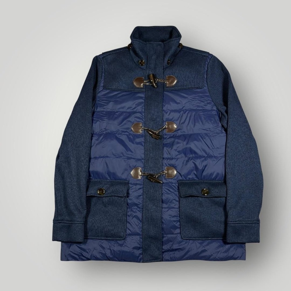 Lands' End Coat M/T 10-12 Blue PrimaLoft Toggle Duffle Puffer Jacket Winter‎